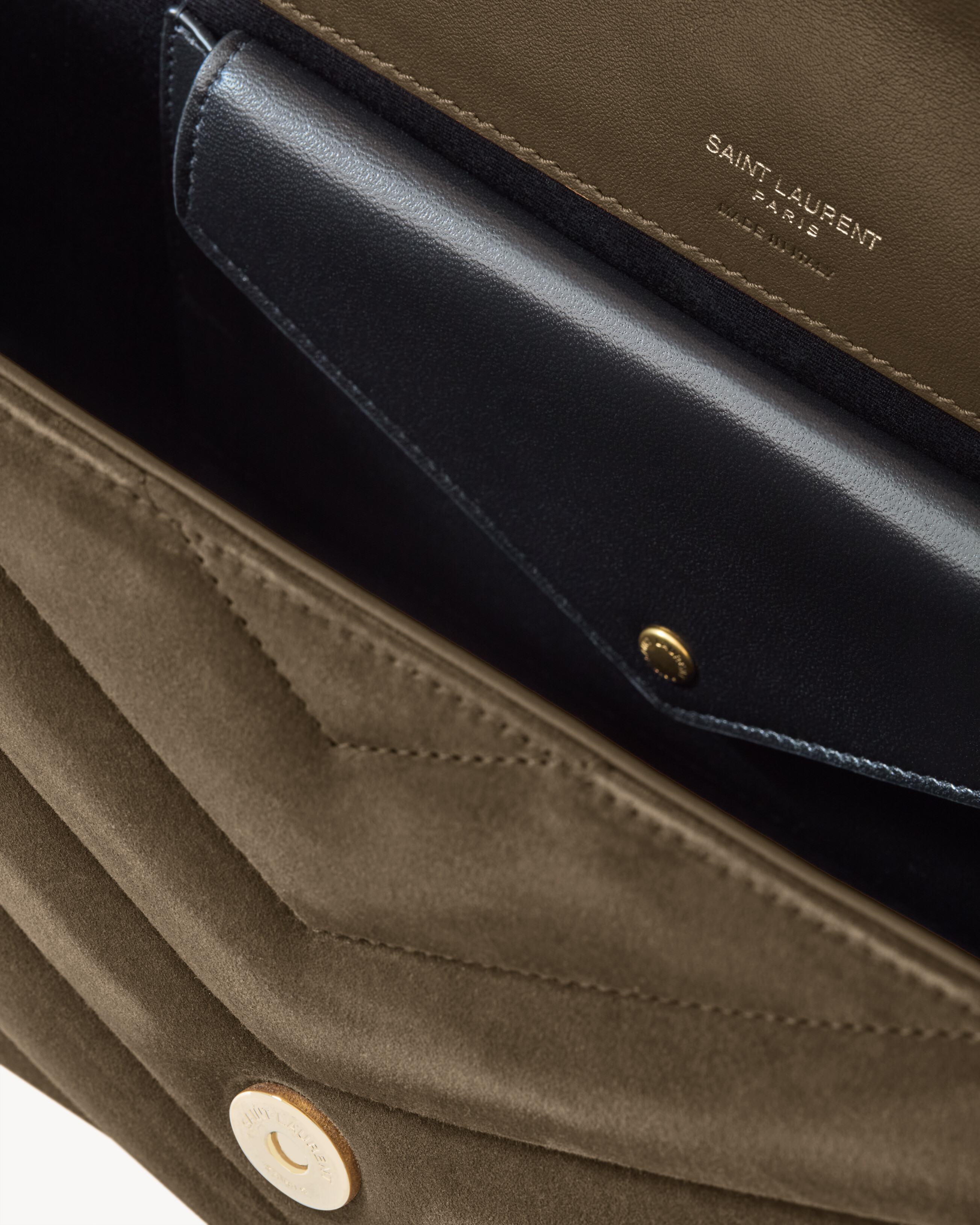 LOULOU medium in MATELASSÉ suede