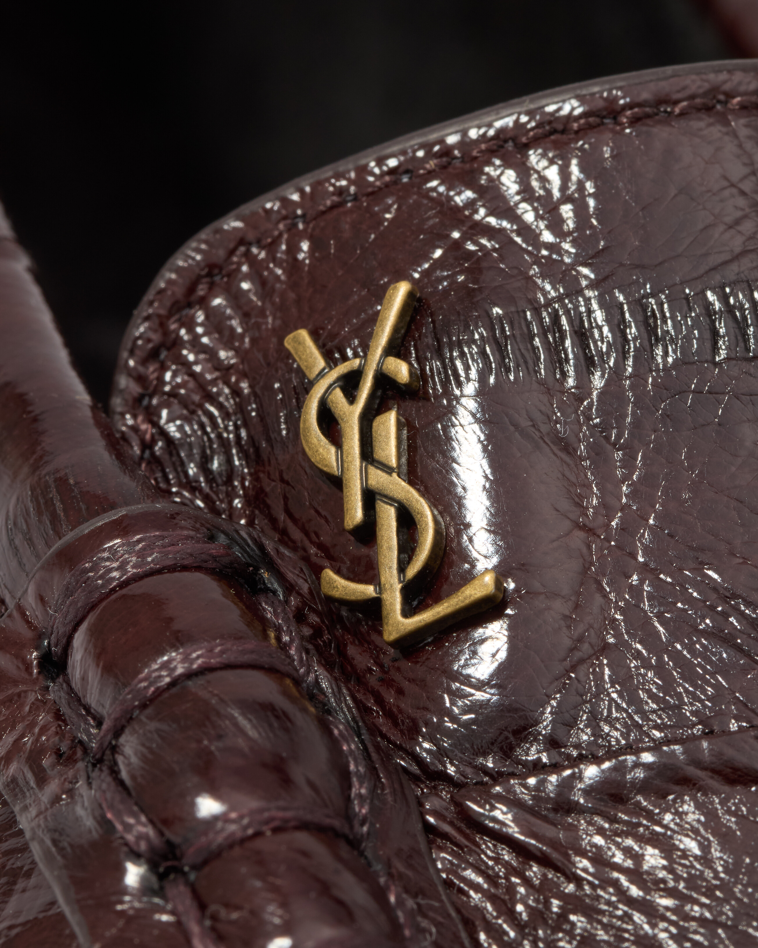 sapatilhas LOAFERINO em couro de hagfish