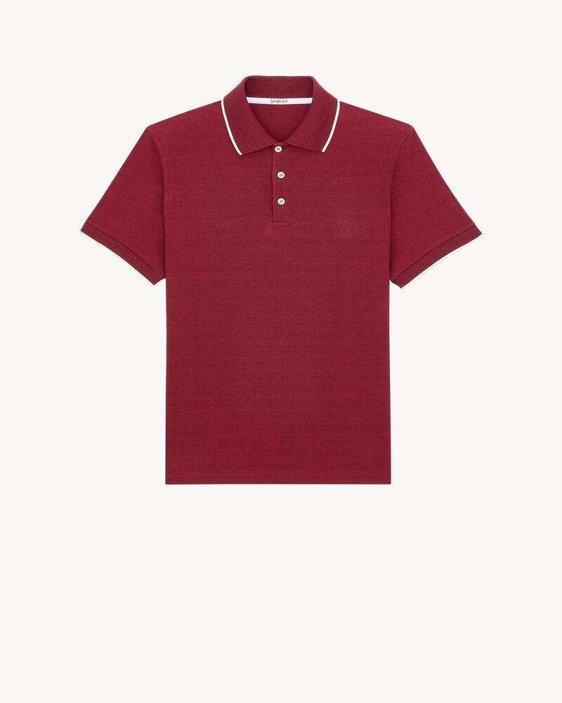 polo CASSANDRE in cotton piqué