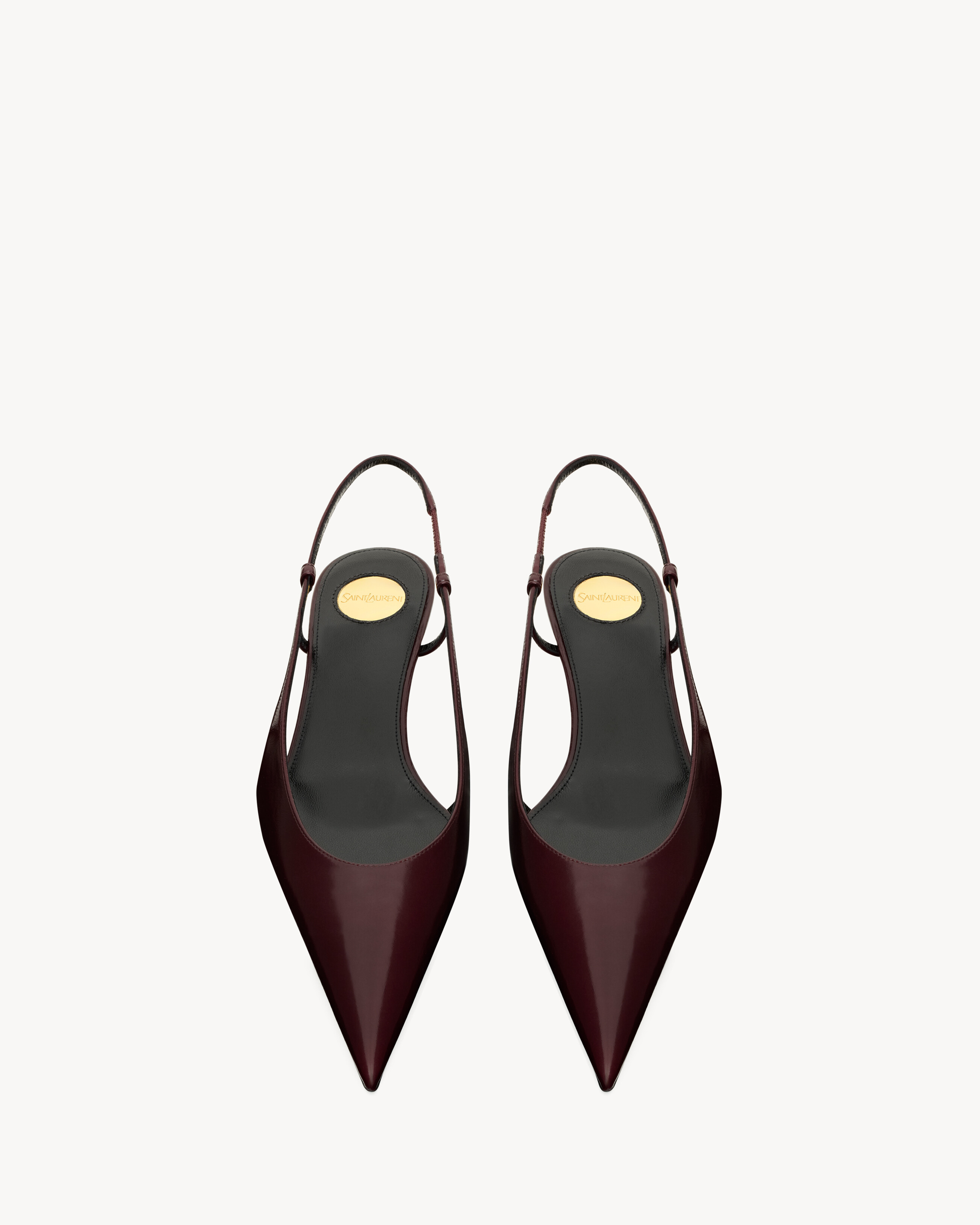 SECRET Slingback-Pumps aus Glattleder