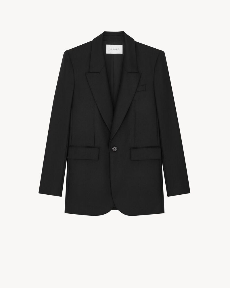 single-breasted jacket in cashmere