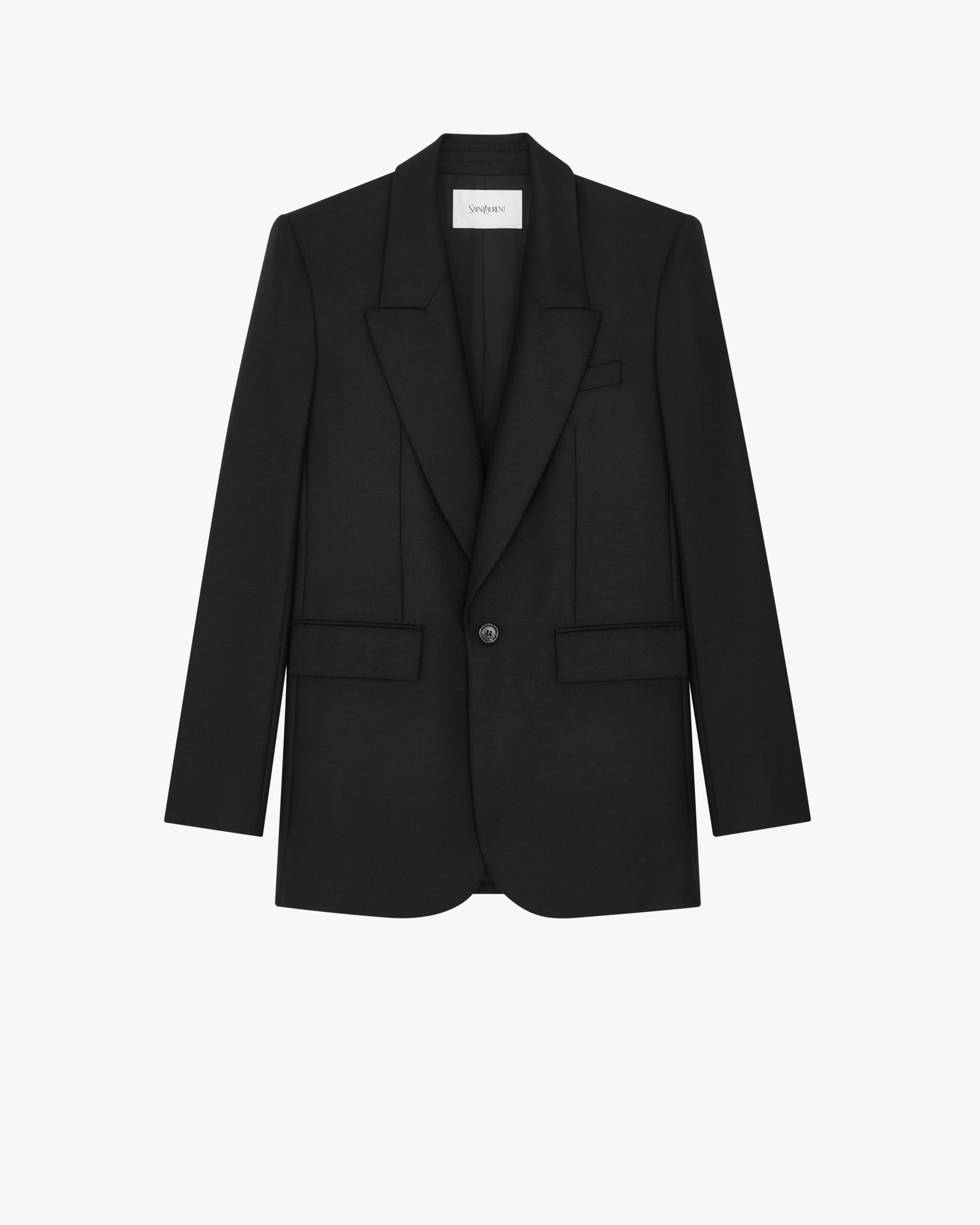 single-breasted jacket in cashmere