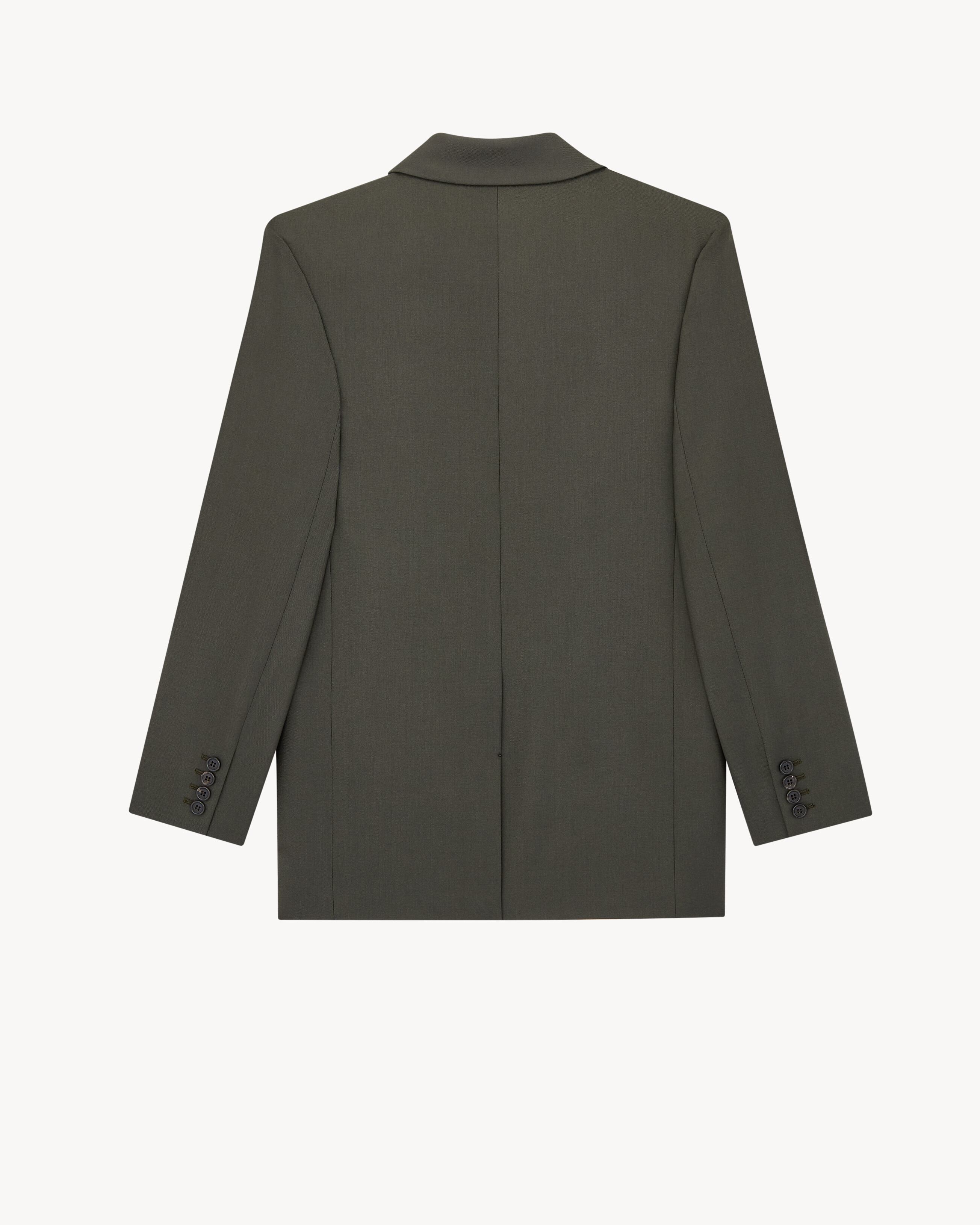 jacket in wool gabardine