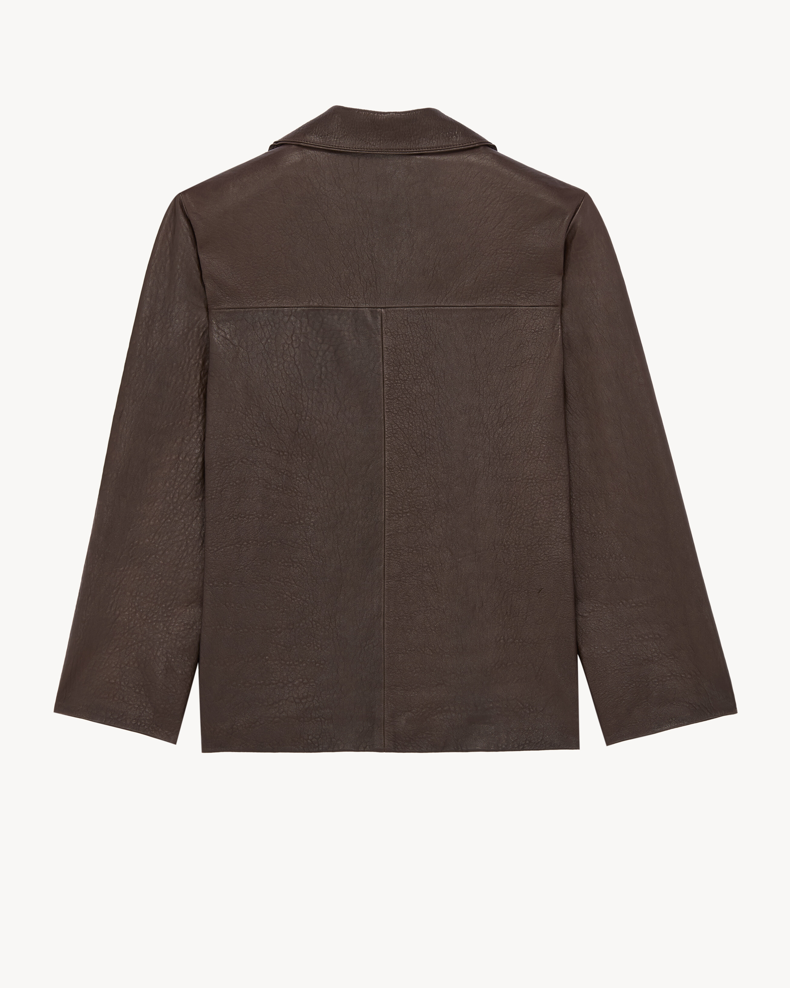 pajama top in bubbled lambskin