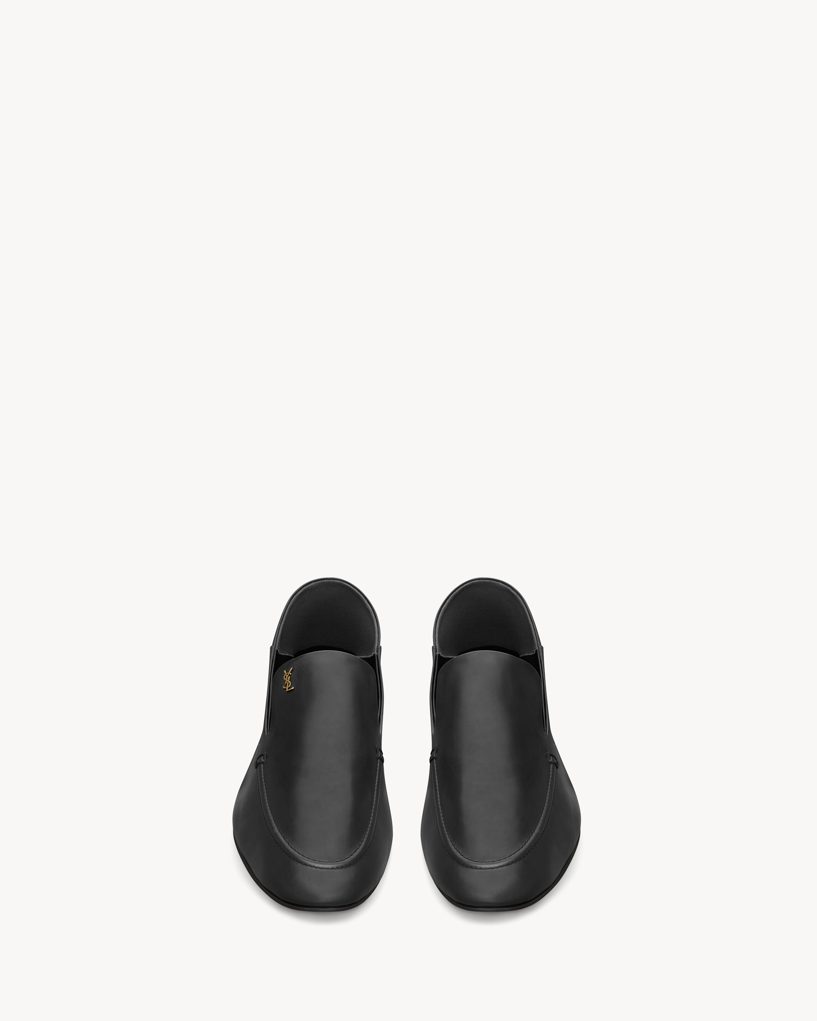 Slippers-mocasines Alain de piel lisa