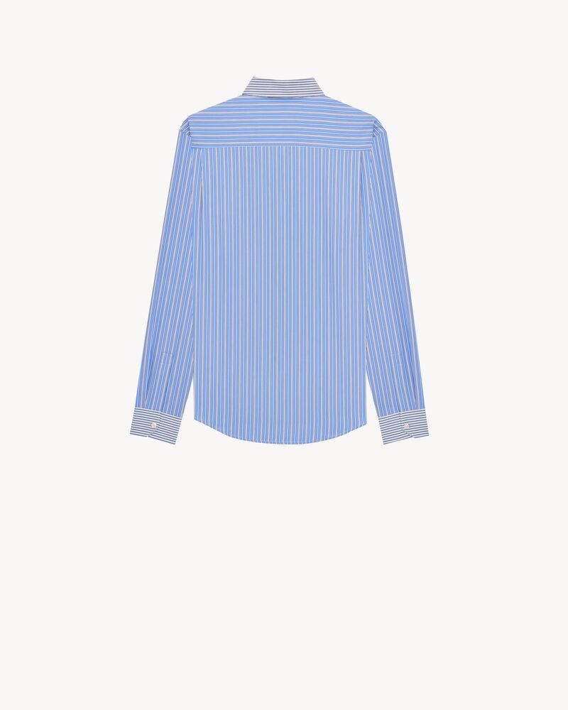 winchester shirt in striped cotton poplin