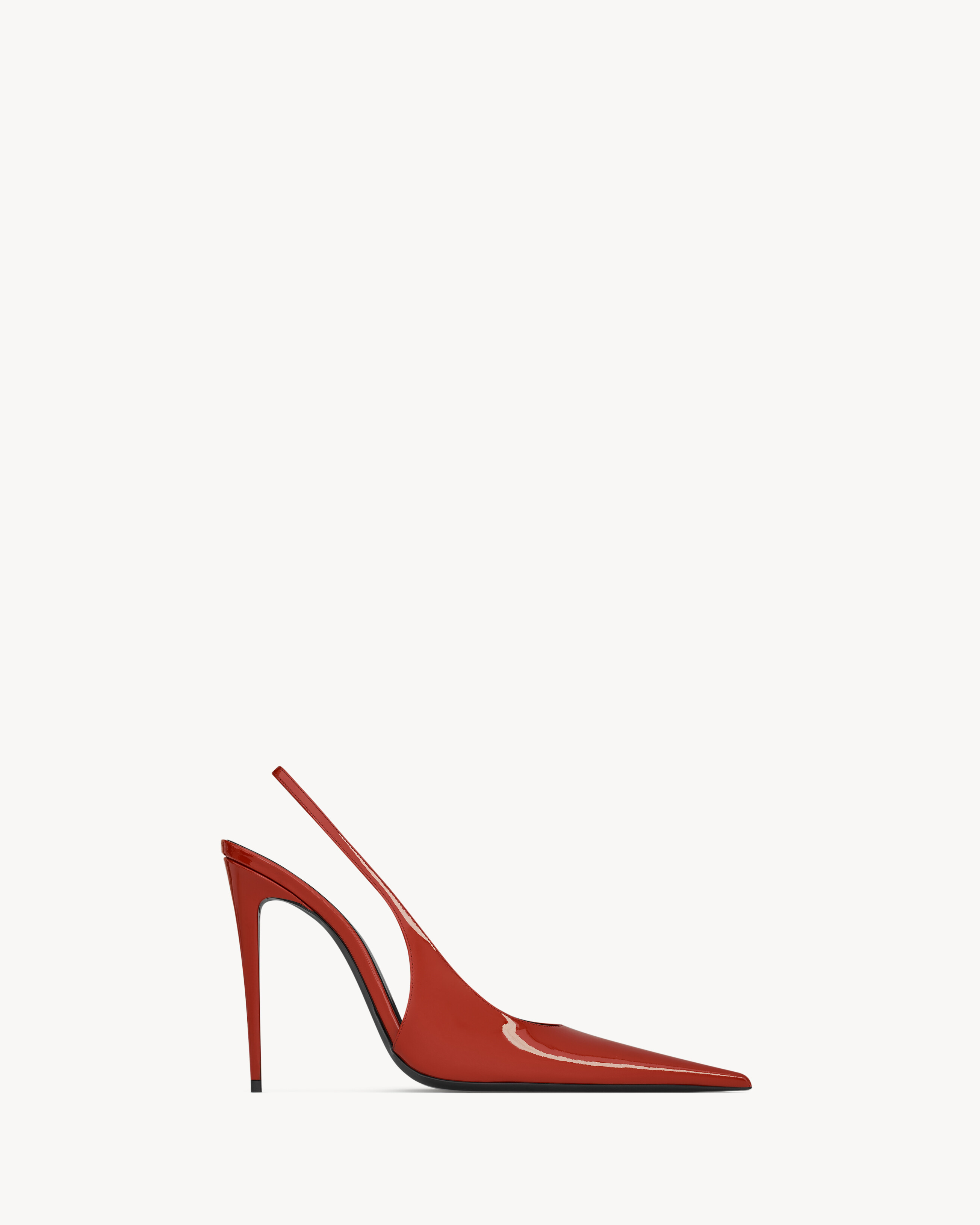 GUERMANTES slingback pumps in patent leather