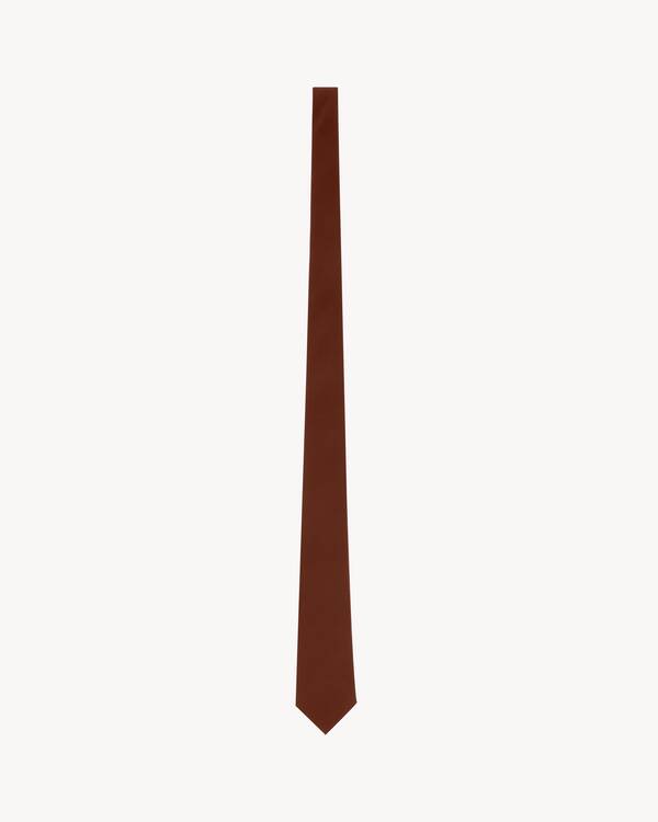 tie in silk satin