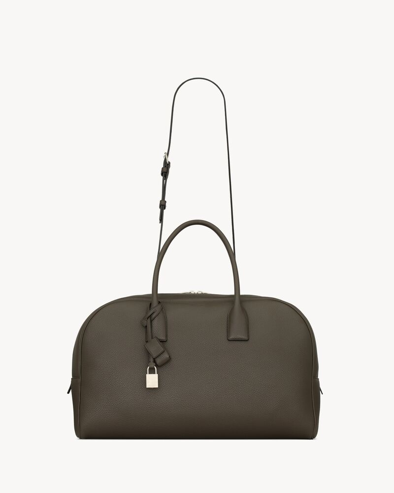 small BOWLING duffle in grained leather