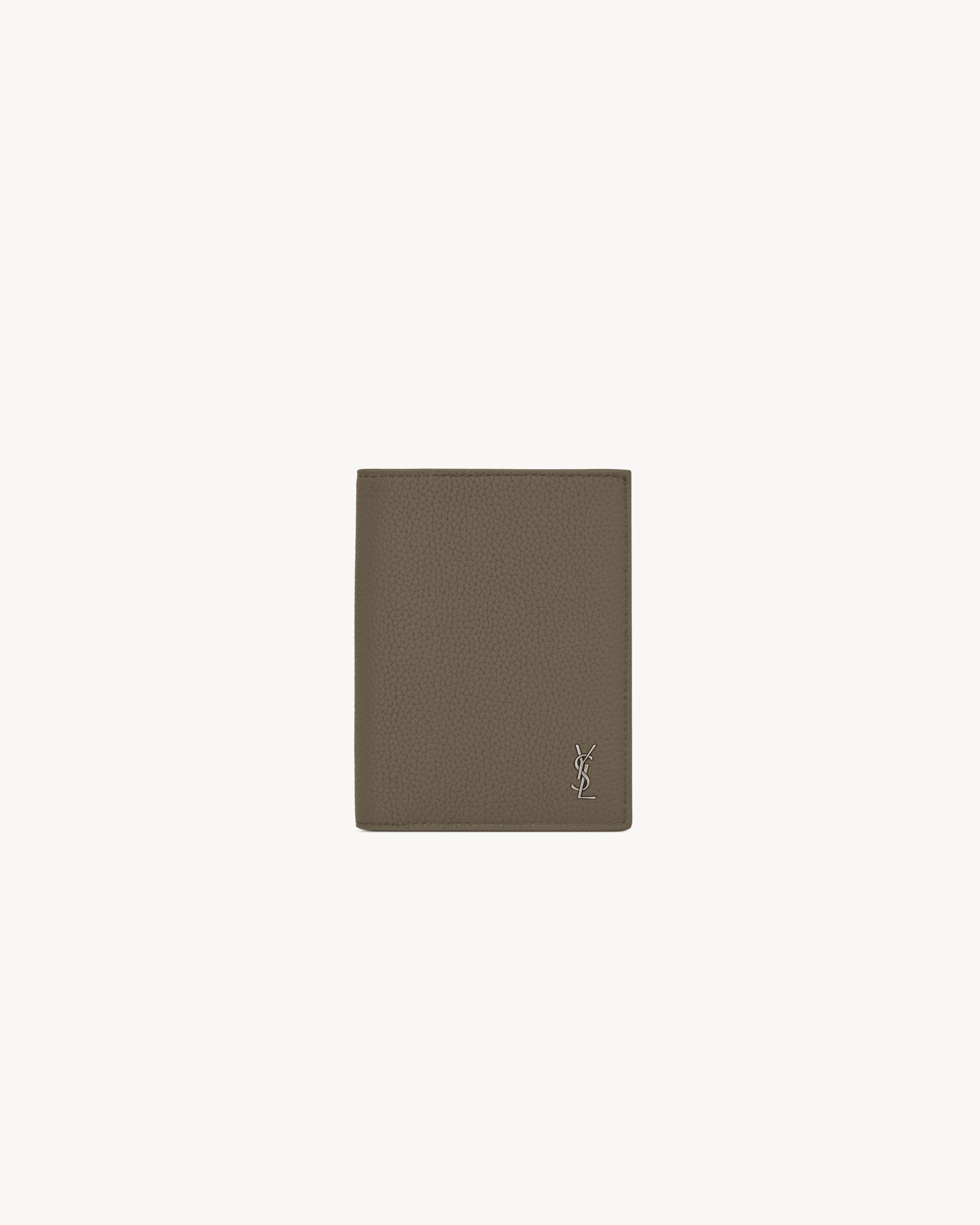 TINY CASSANDRE CREDIT CARD WALLET IN GRAINED LEATHER