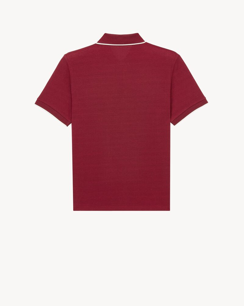 polo CASSANDRE in cotton piqué