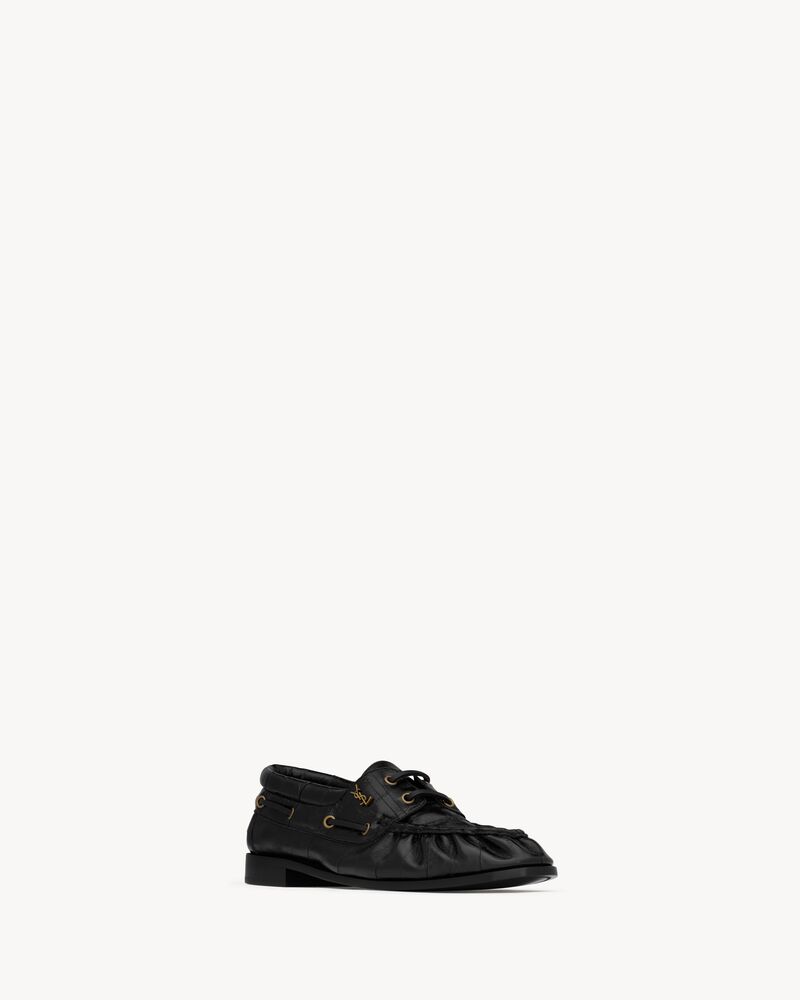 LE LOAFER BATEAU in eel