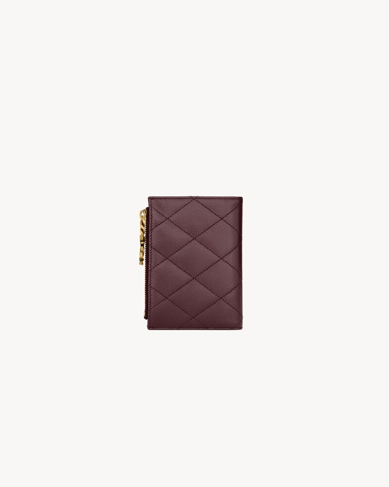 CASSANDRE BIJOU bi-fold wallet in GRAIN DE POUDRE leather