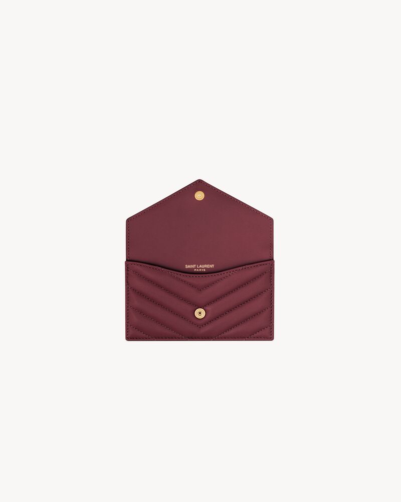 CASSANDRE FRAGMENTS FLAP CARD CASE IN LAMBSKIN