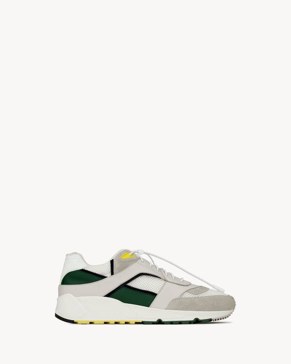 BUMP sneakers in smooth leather and suede in White | Saint Laurent