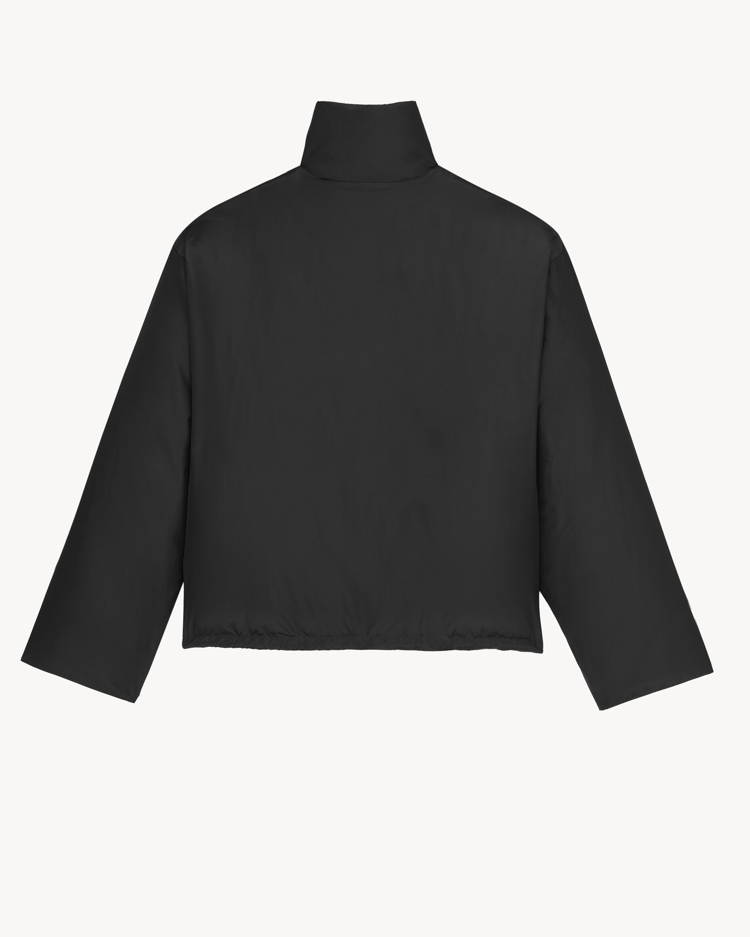 CASSANDRE puffer jacket in silk taffeta