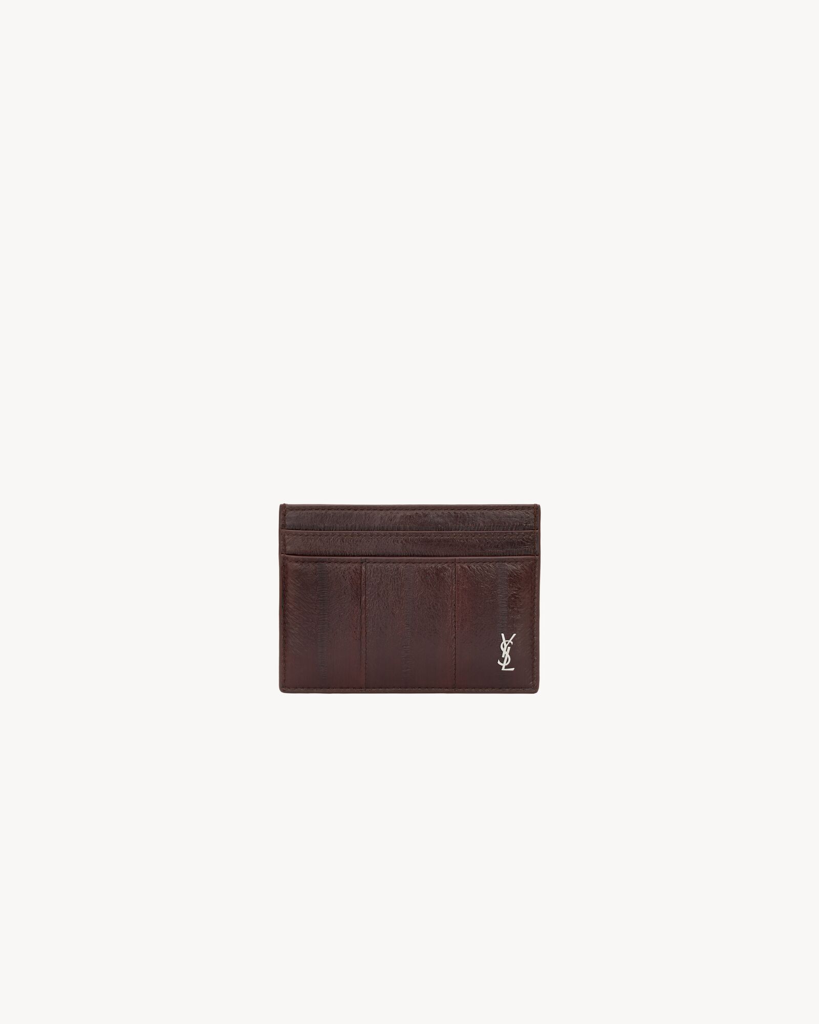 TINY CASSANDRE card case in eel — 847951EAA6I2777