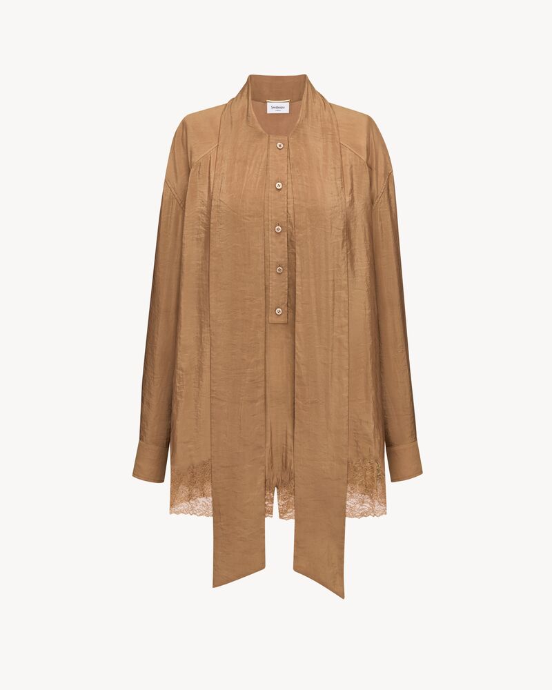 lavallière romper in taffeta