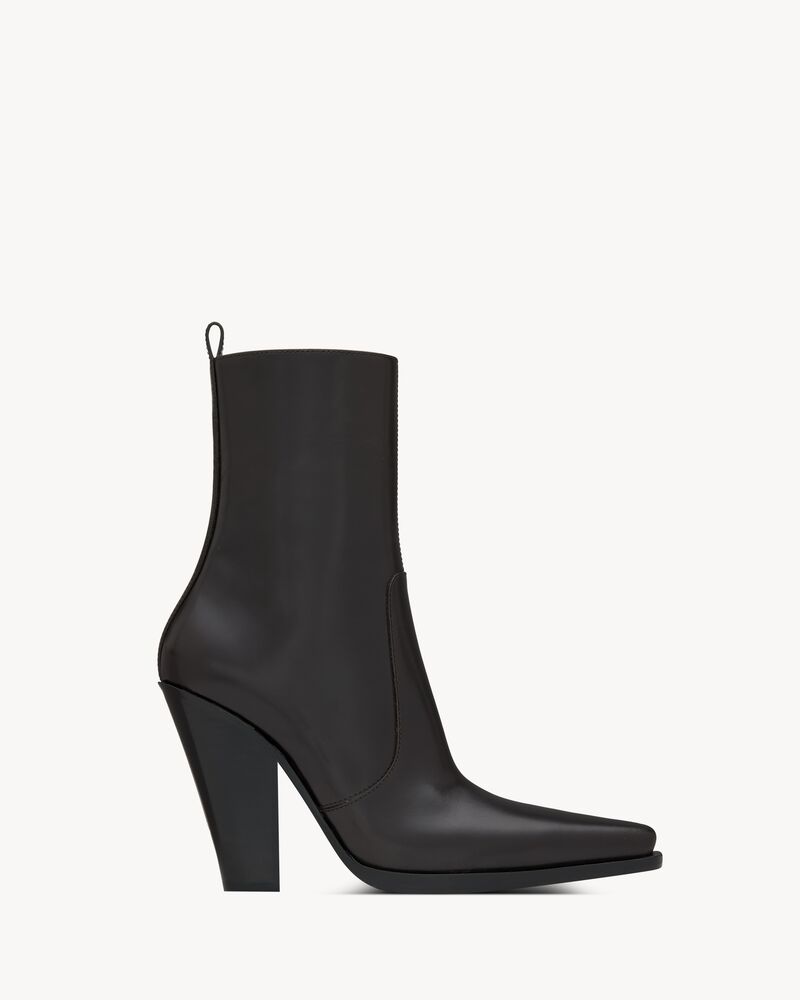 DYLAN booties in smooth leather