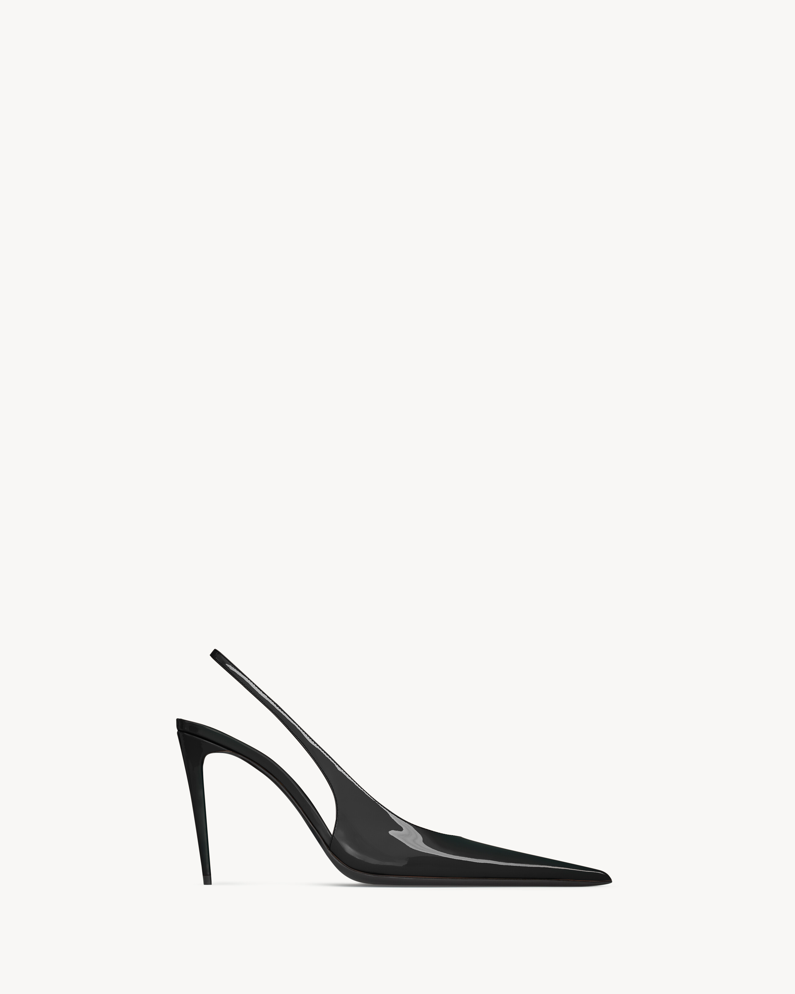 GUERMANTES slingback pumps in patent leather