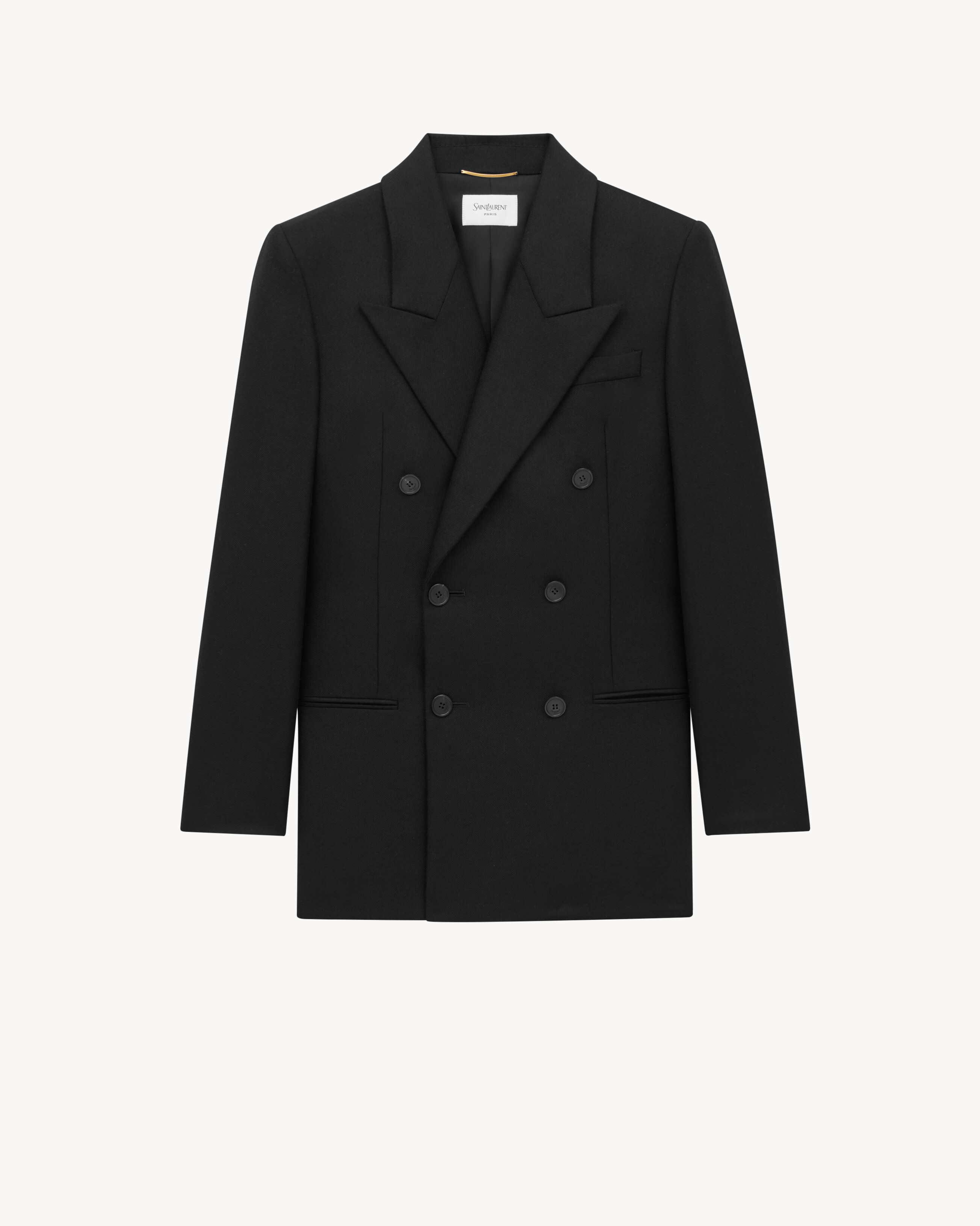 double-breasted jacket in cashmere