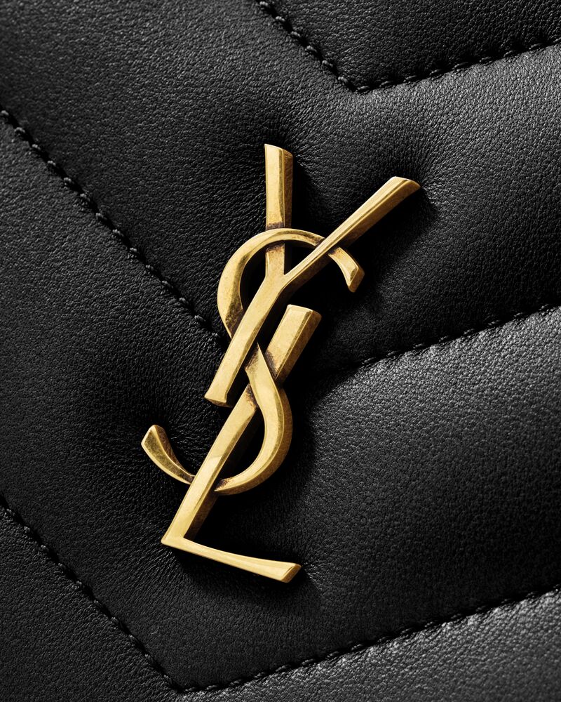 LOULOU mini camera bag in lambskin in Black | Saint Laurent | YSL