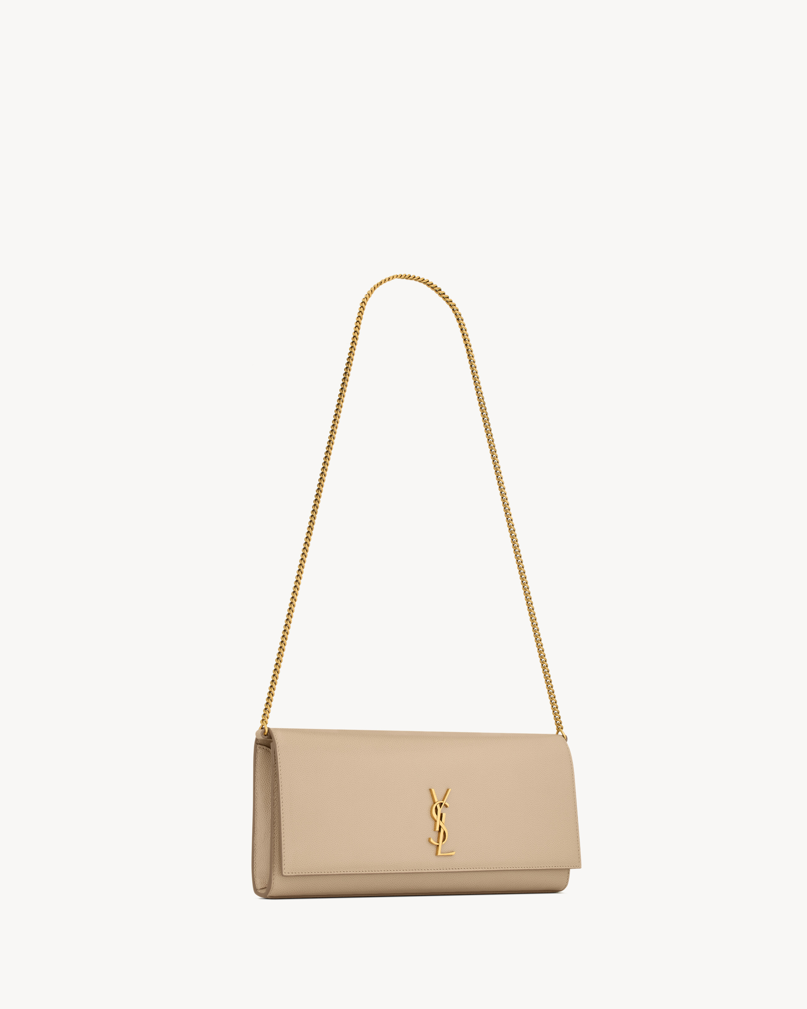 KATE clutch in grain de poudre leather