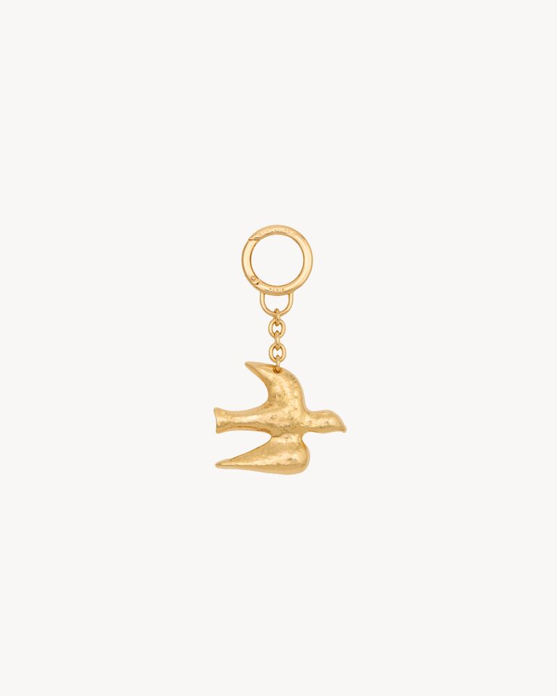 DOVE KEYRING IN BRASS