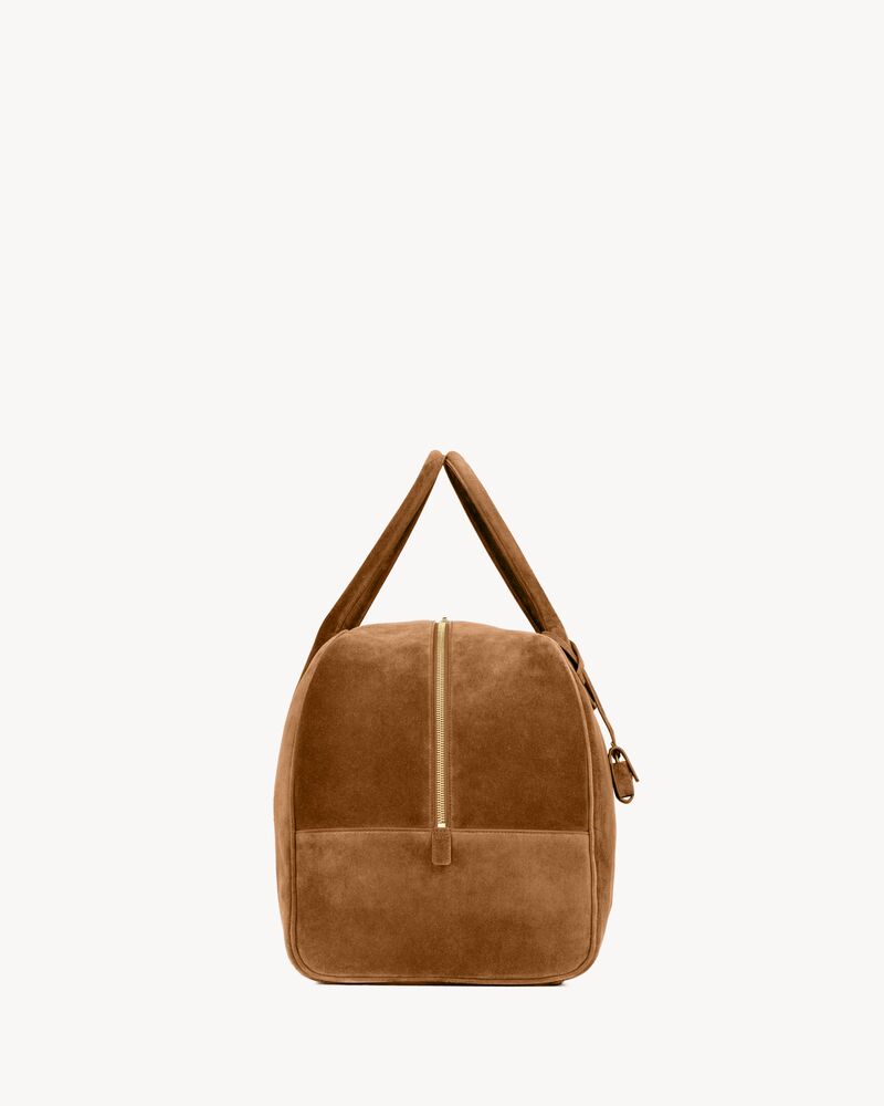 giant BOWLING duffle in suede