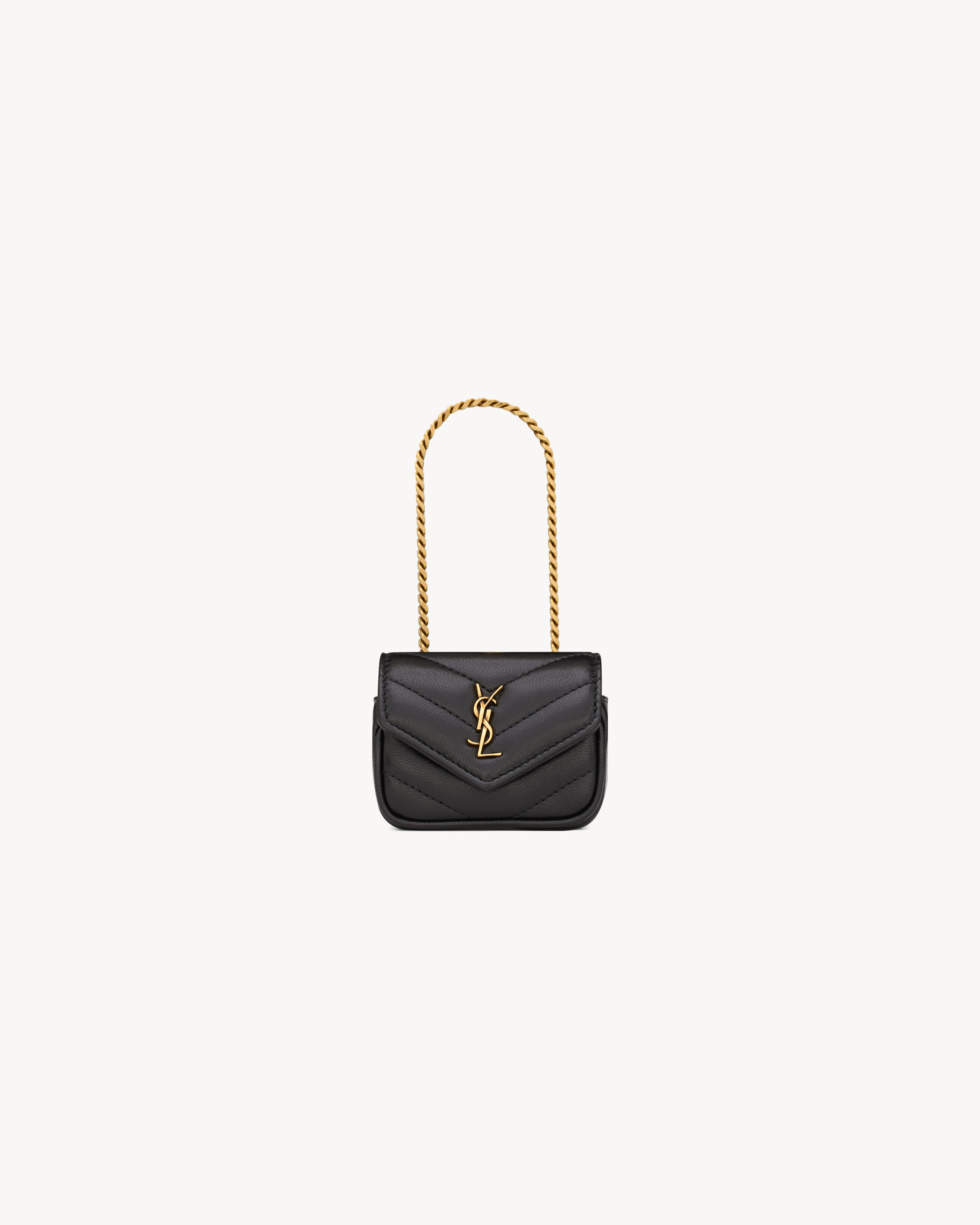 LOULOU charm in lambskin