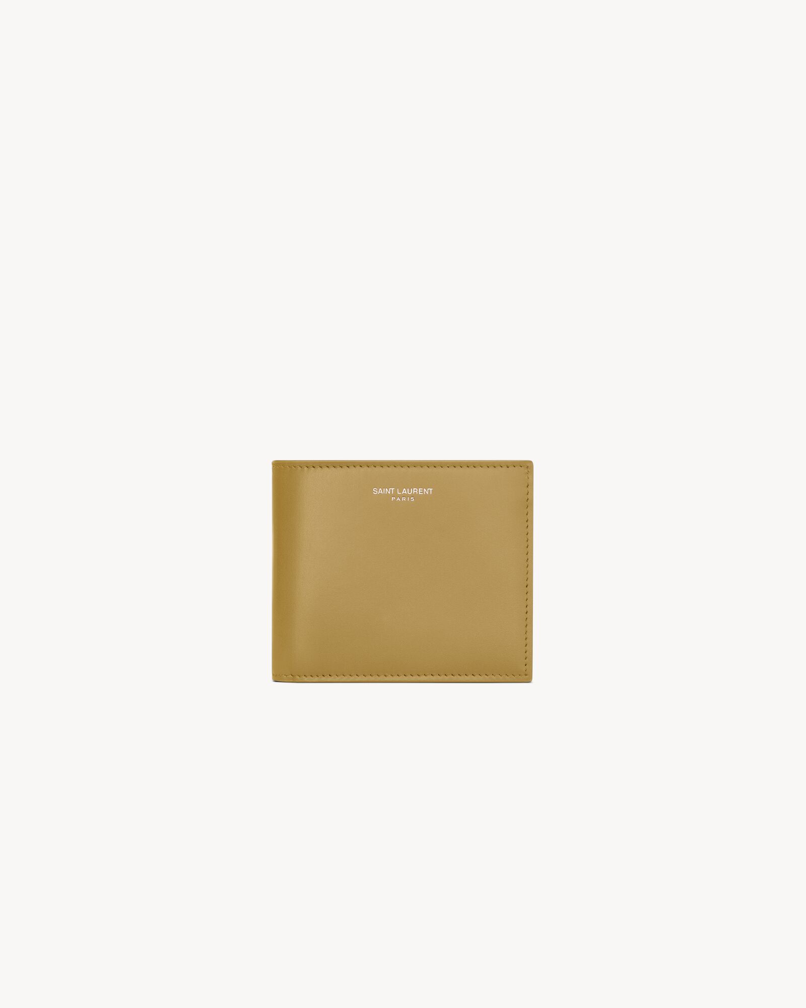 PARIS East/West wallet with coin purse in smooth leather — 3963030U90E7963