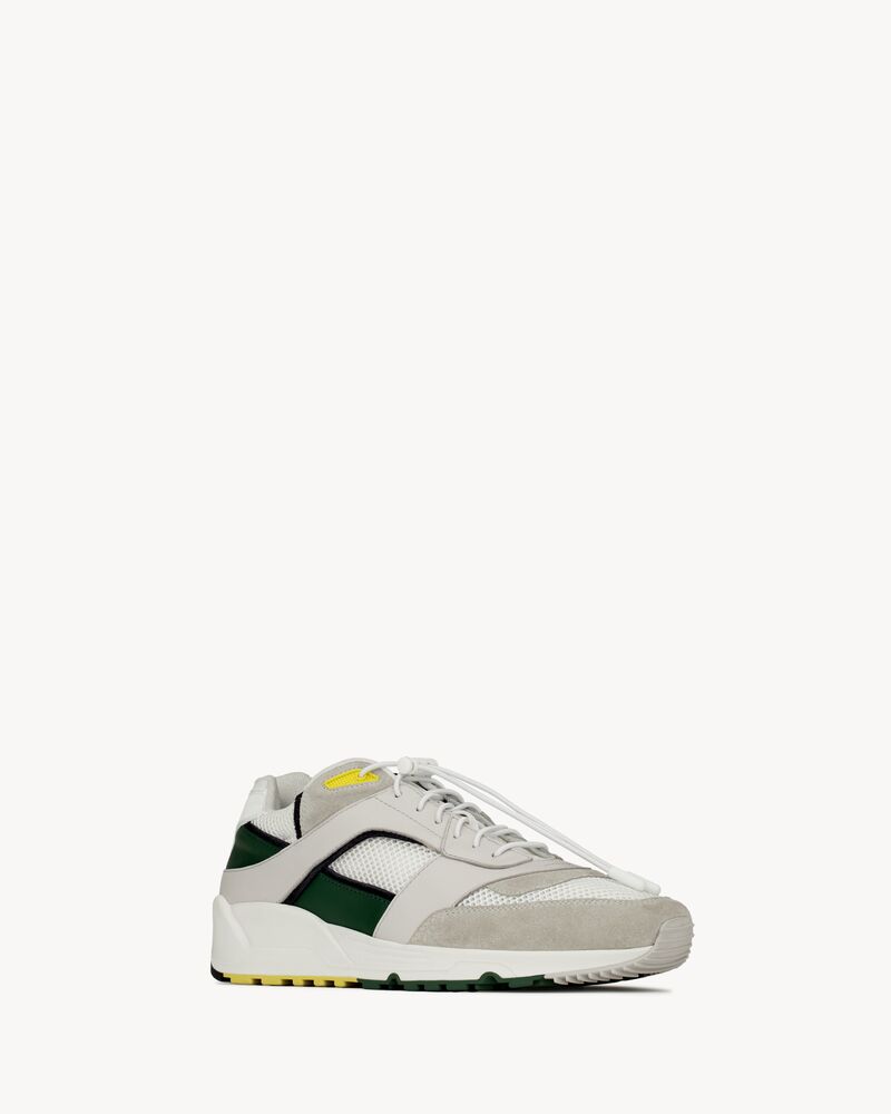 BUMP sneakers in smooth leather and suede