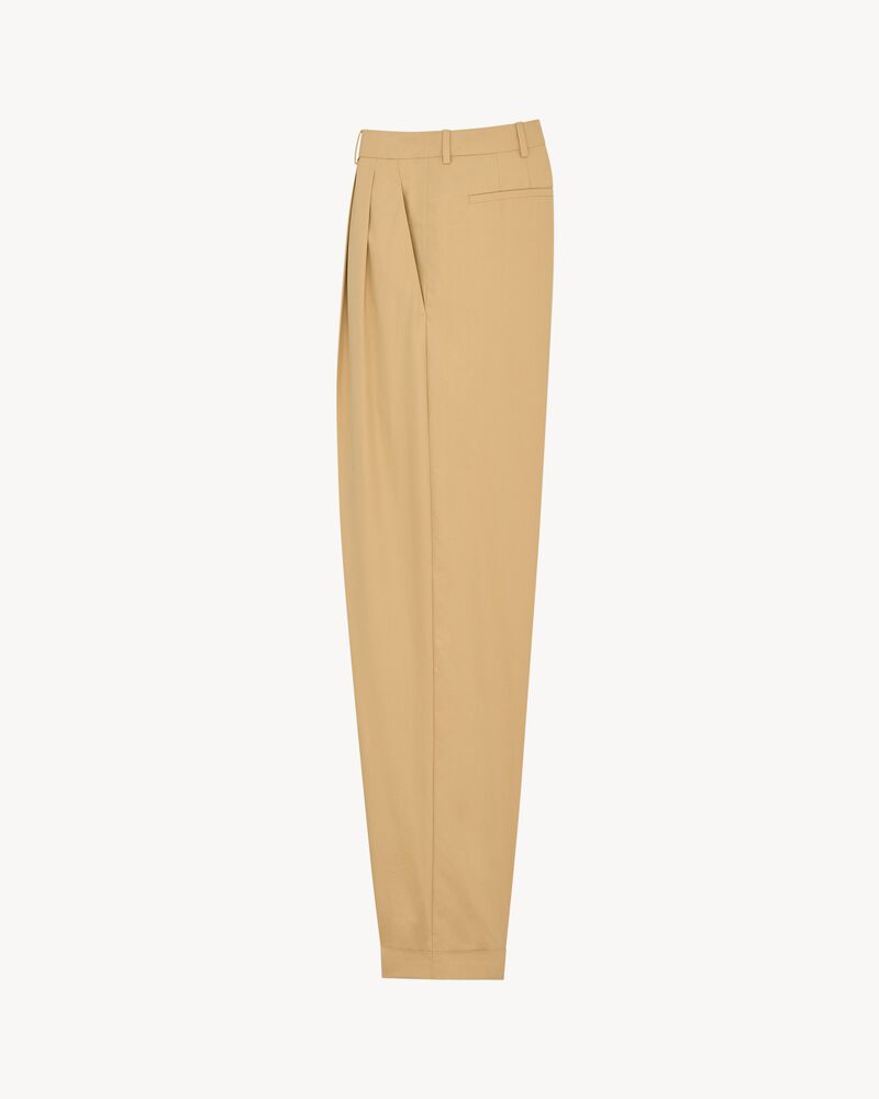 slim-fit pants in technical cotton