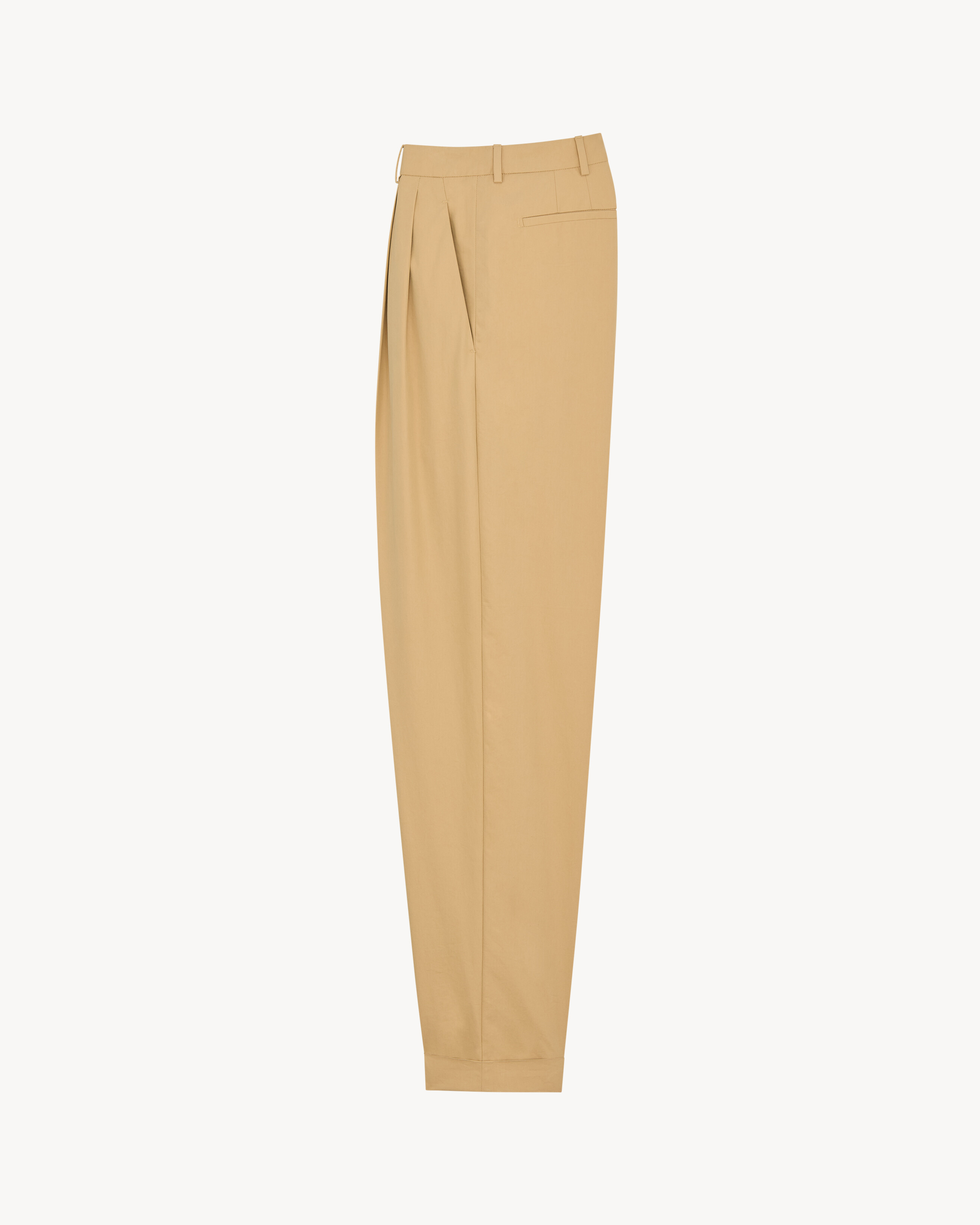 slim-fit pants in technical cotton