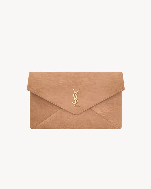 CASSANDRE large envelope pouch in nubuck