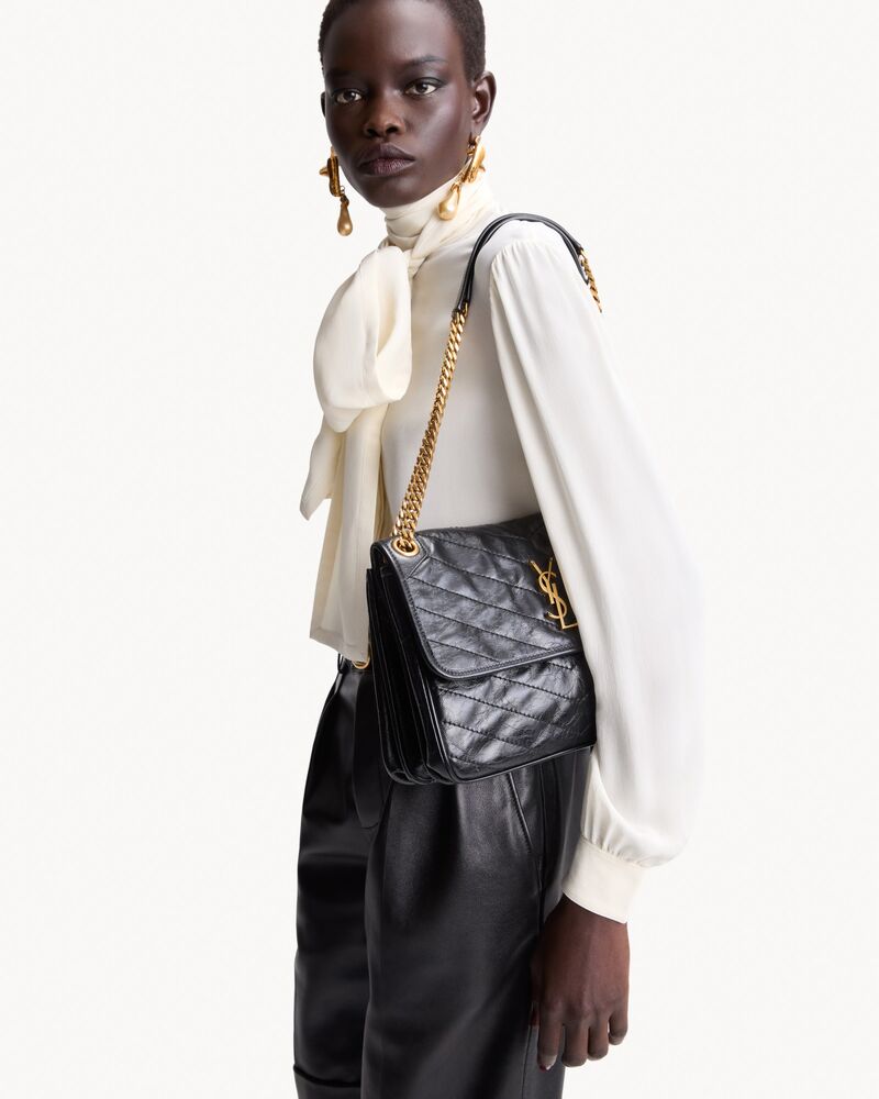 NIKI TRIPOUCH in vintage leather
