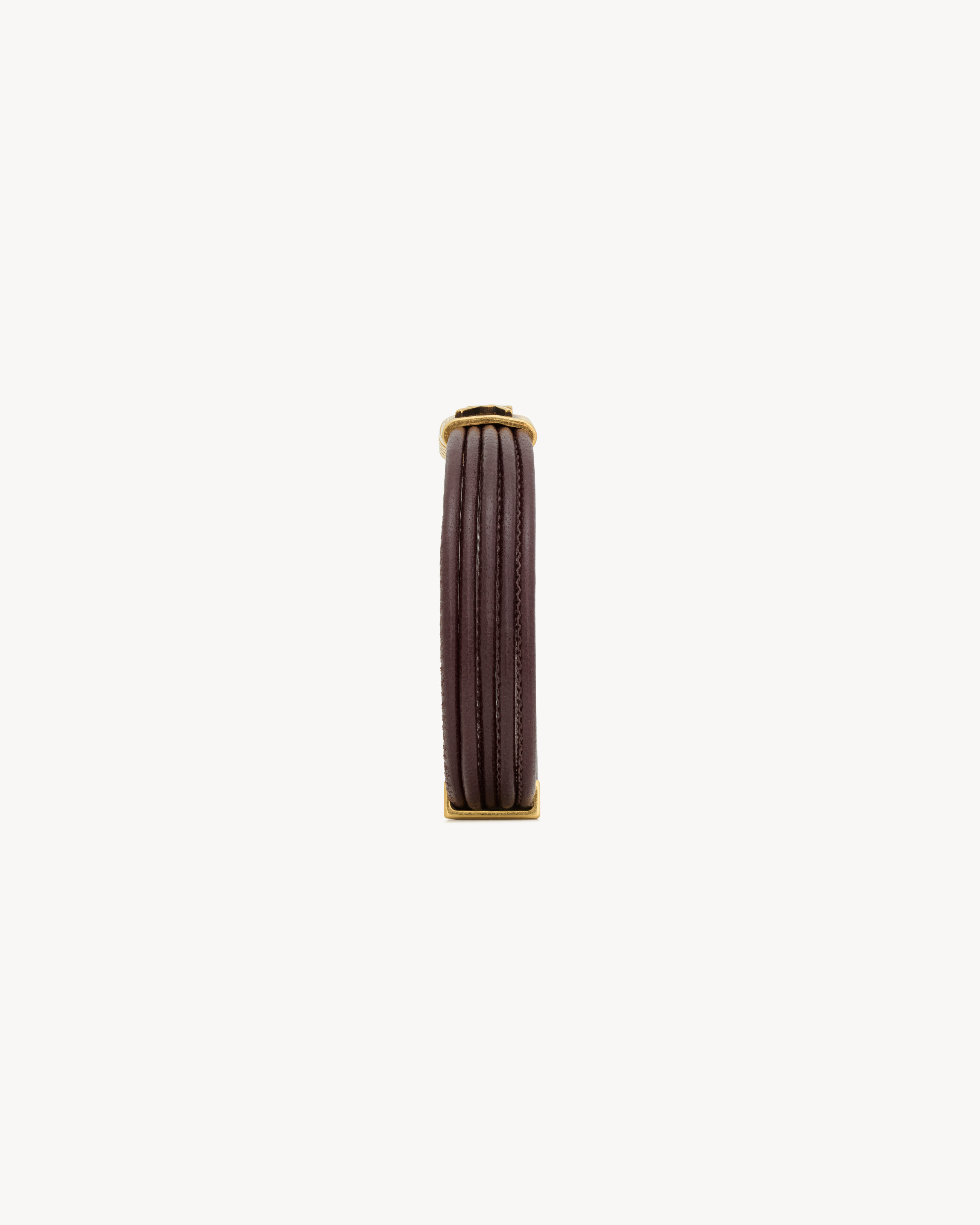 CASSANDRE cord bracelet in leather and metal