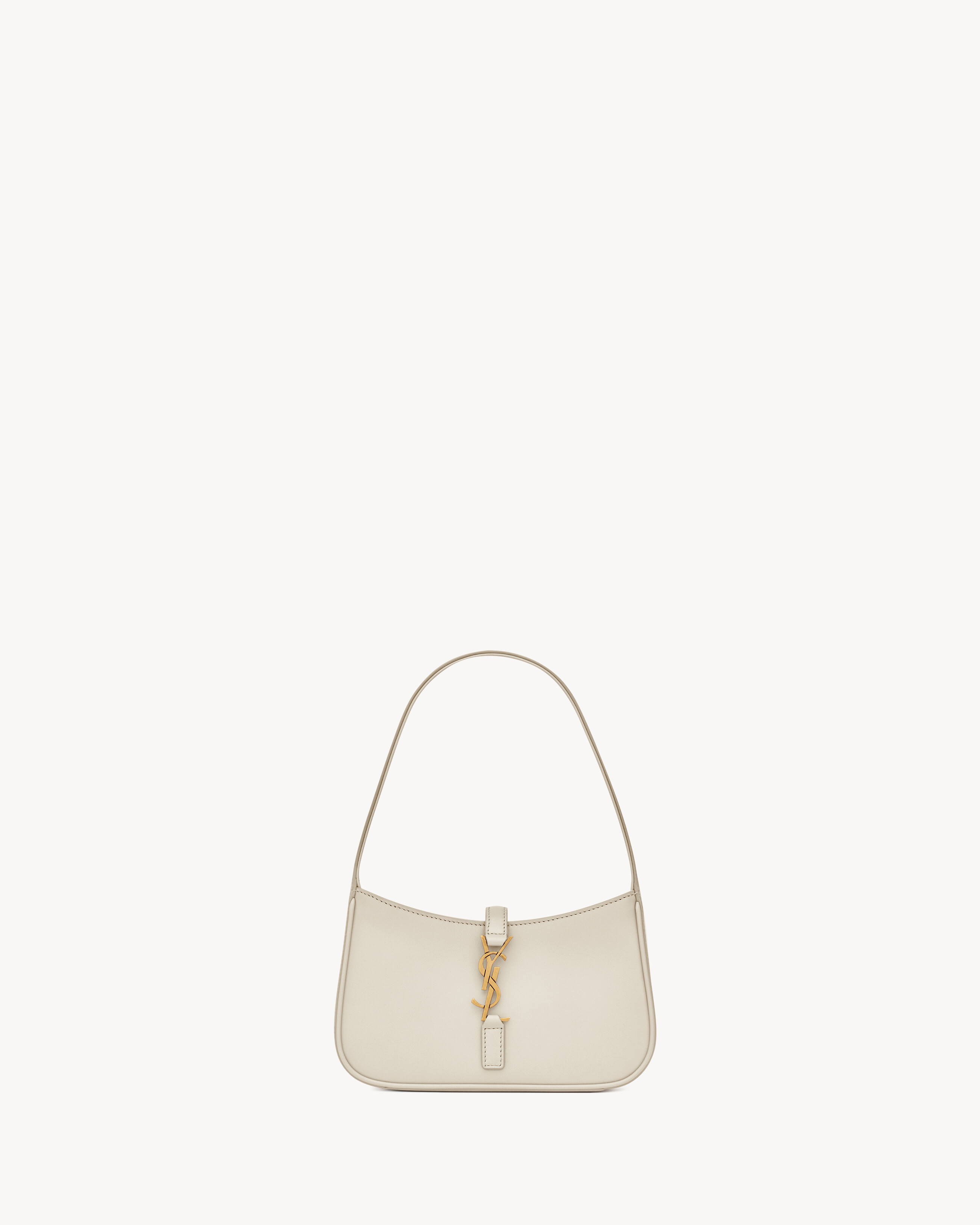 BOLSA MÍNI LE 5 À 7 EM COURO LISO