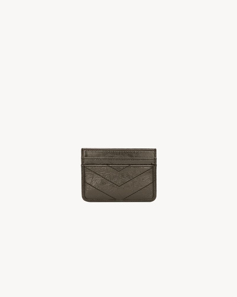 NIKI card case in vintage leather