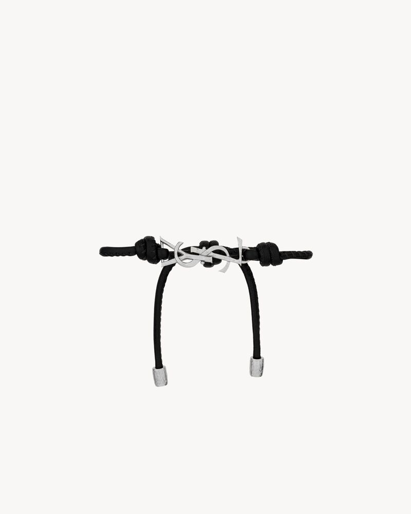 CASSANDRE cord bracelet in leather