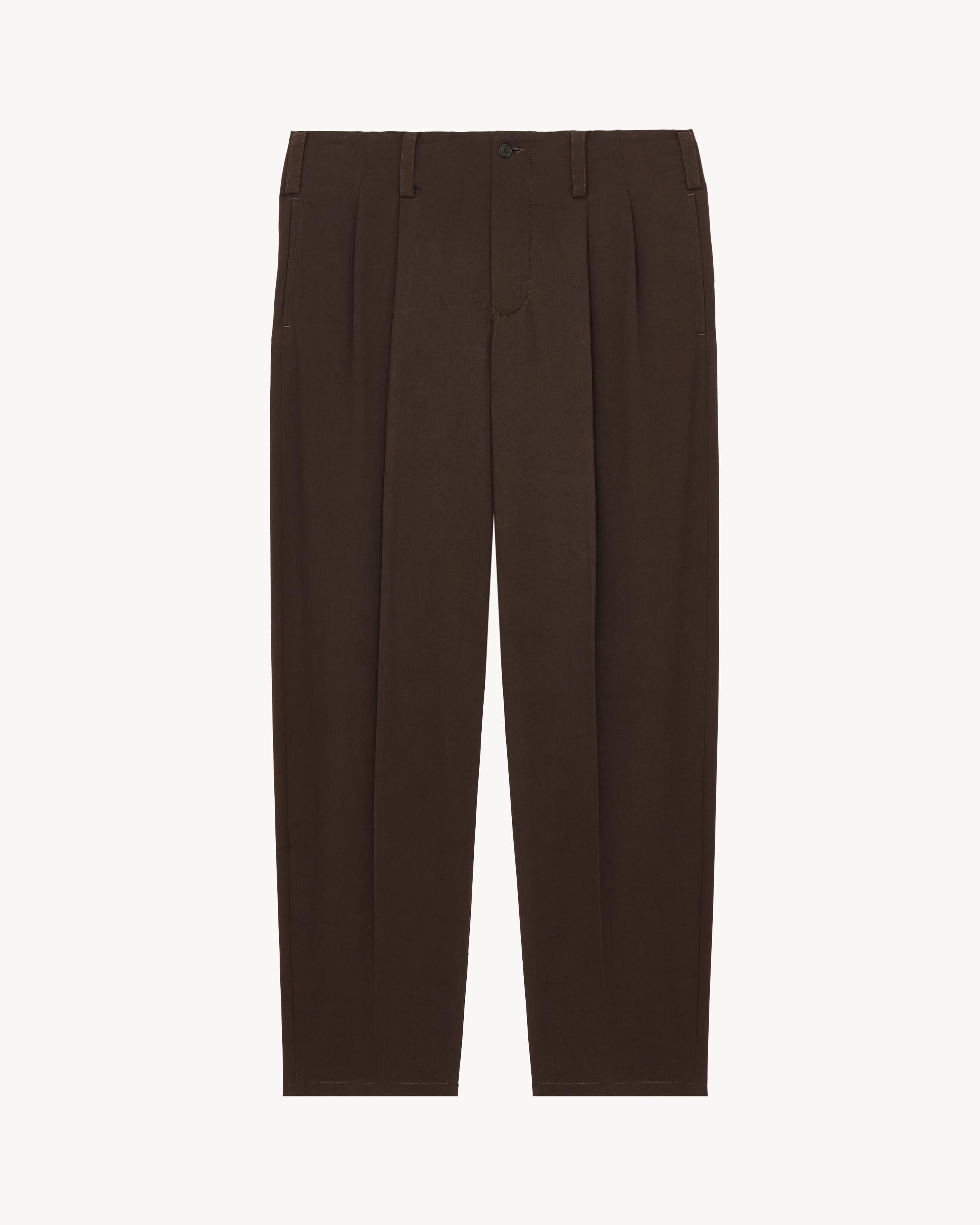 TUCK mid rise chinos