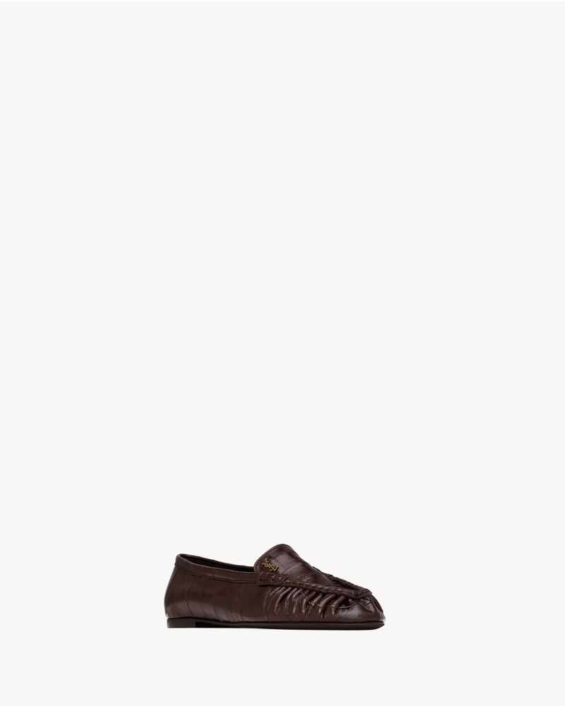 sapatilhas LOAFERINO em couro de hagfish