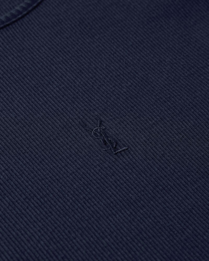 CASSANDRE tank top in ribbed cotton jersey