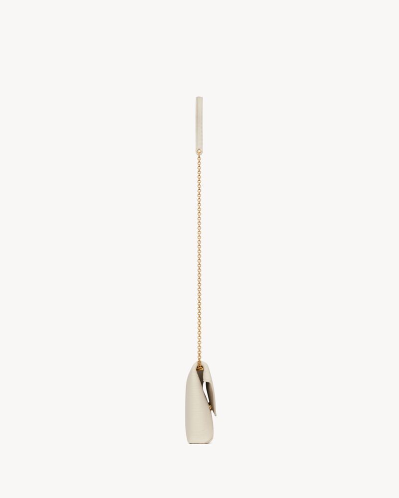 CASSANDRE small chain clutch in lambskin