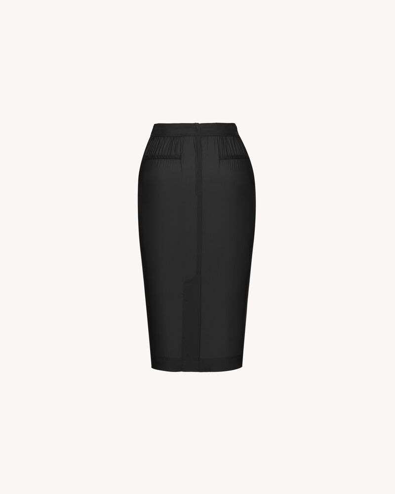 pencil skirt in nylon