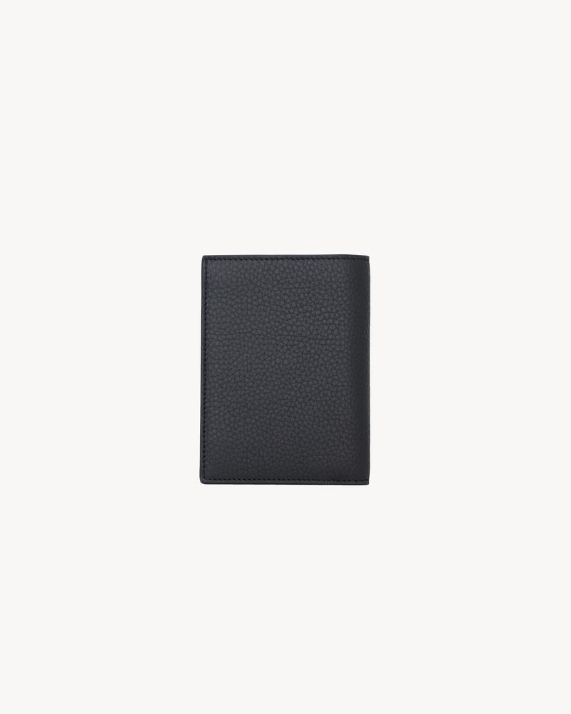 TINY CASSANDRE credit card wallet in grained leather
