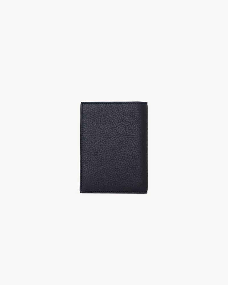TINY CASSANDRE credit card wallet in grained leather