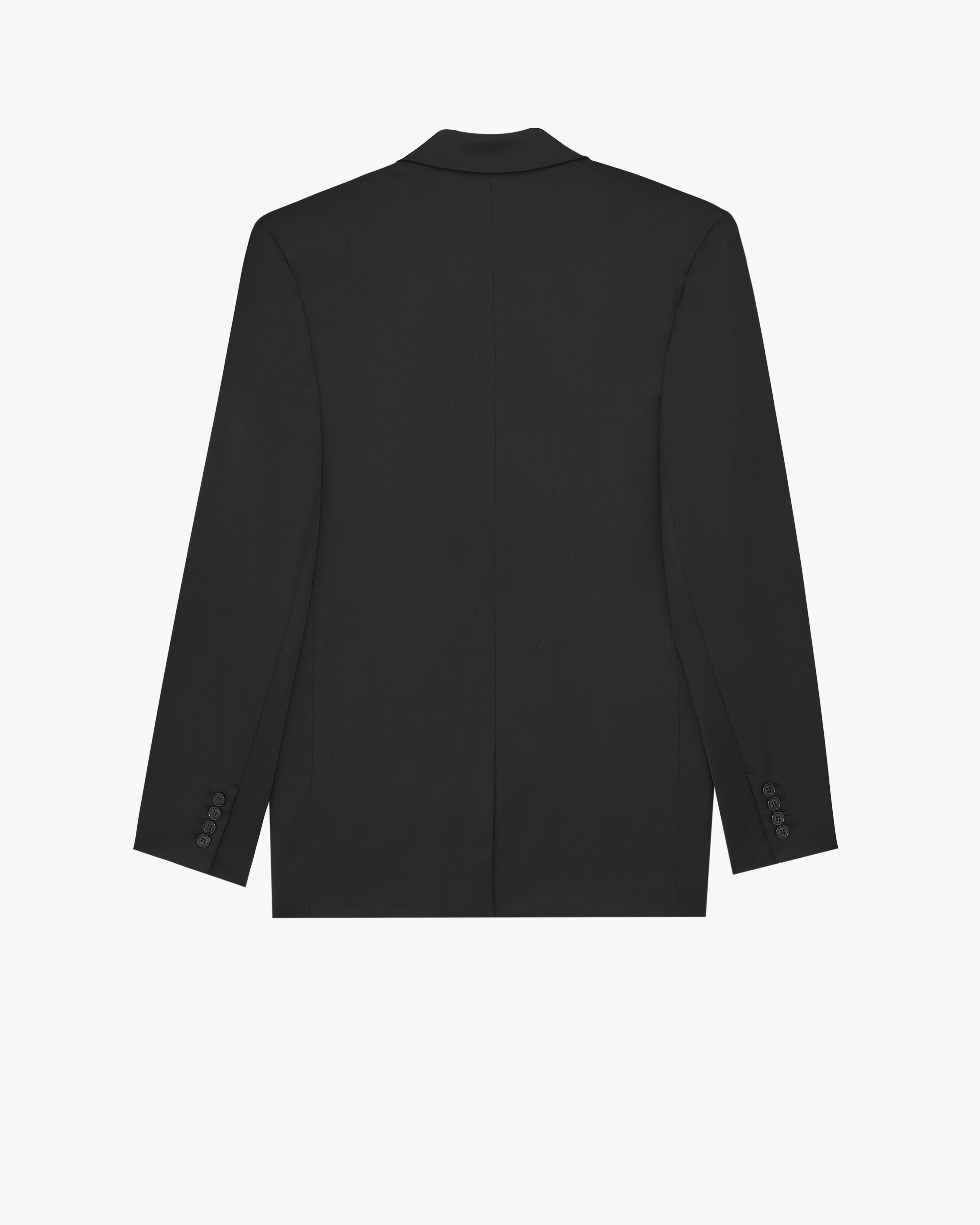 single-breasted jacket in silk