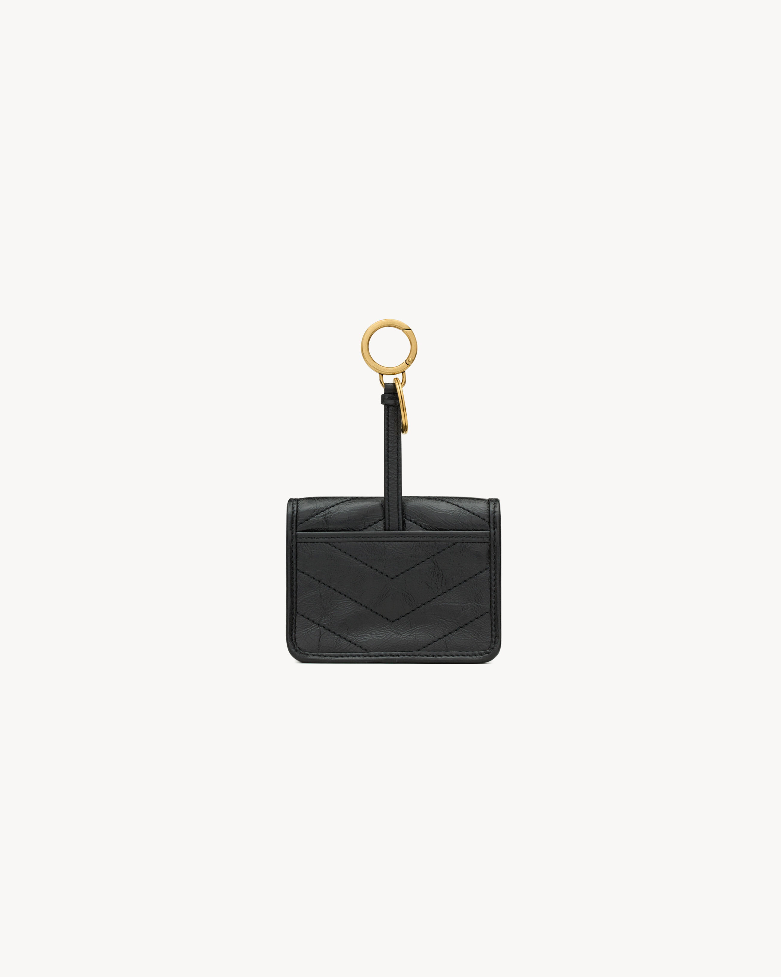 NIKI charm pouch in vintage leather