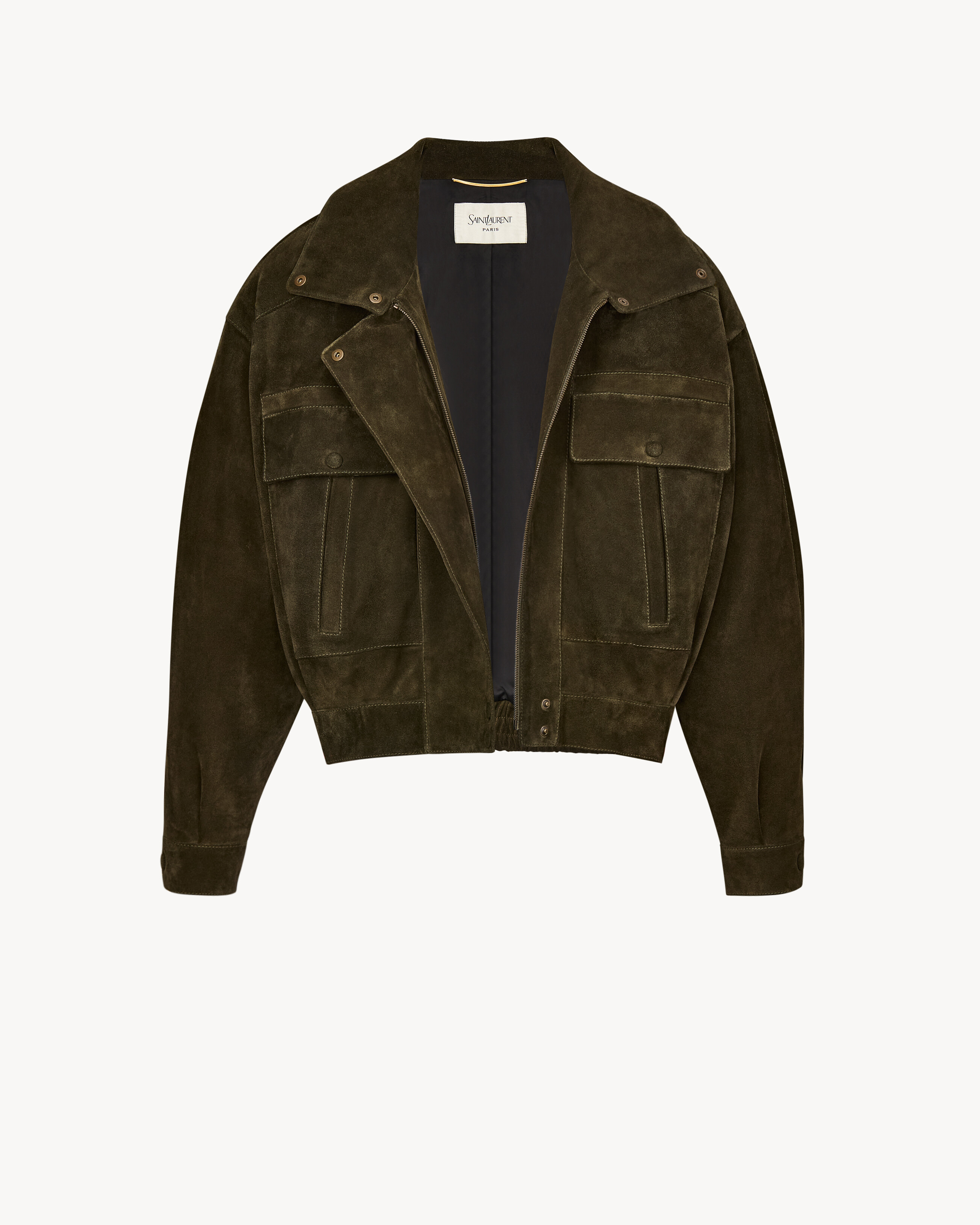 jacket in vintage split leather